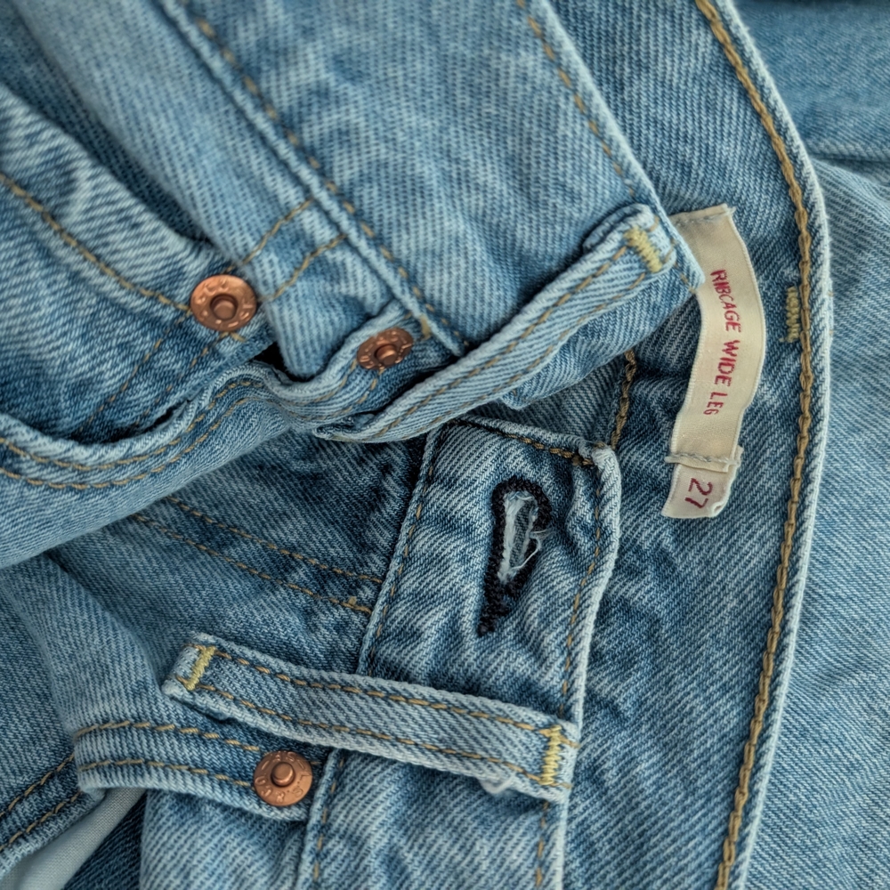 Levi's Light Blue Flare & Wide Leg Jeans